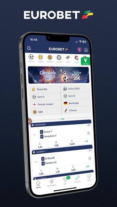 Eurobet Schermata dell'app #1