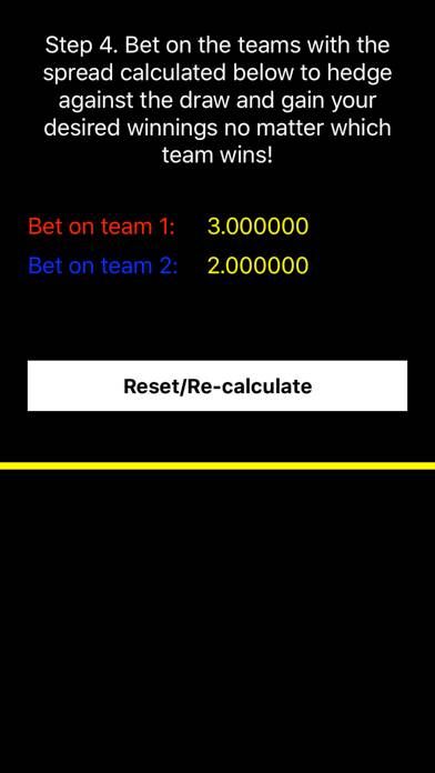 Sure Win Bet Calculator game screenshot