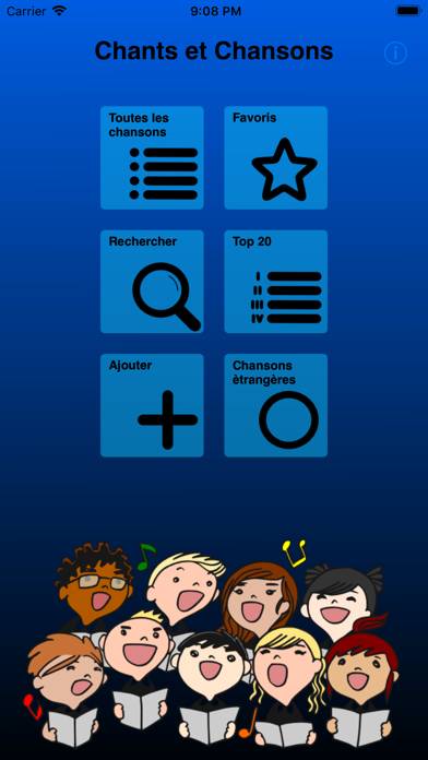 Chants et Chansons App screenshot #1