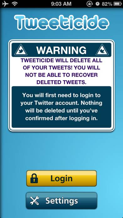 Tweeticide - Delete All Tweets