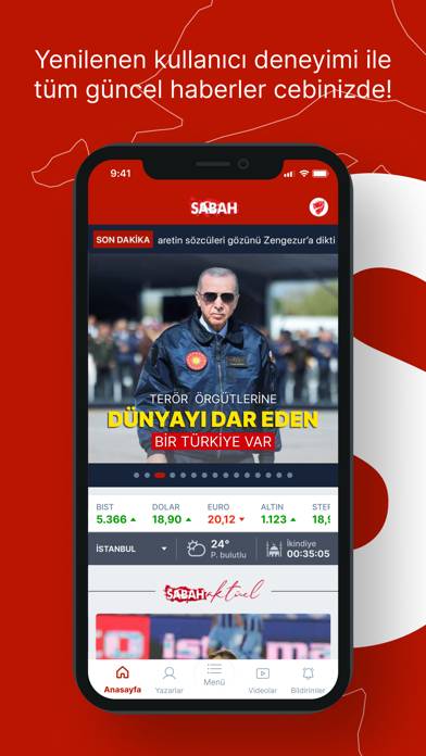 Sabah Haberler App screenshot #1