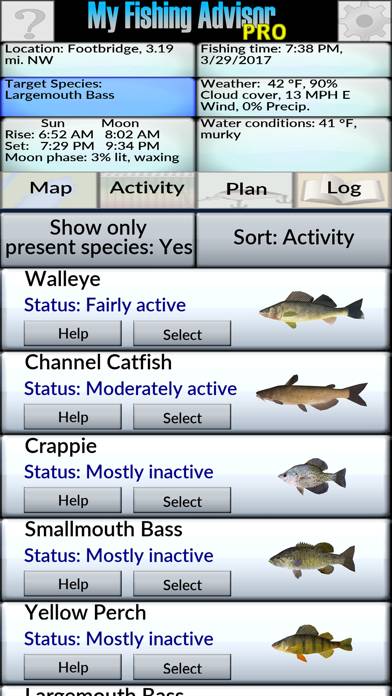 My Fishing Advisor App screenshot #2