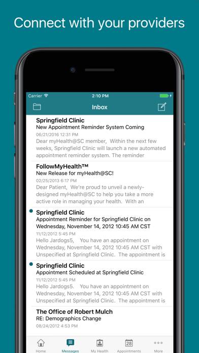 FollowMyHealth App screenshot