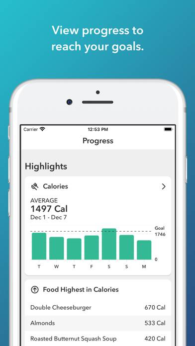 MyPlate Calorie Counter App screenshot