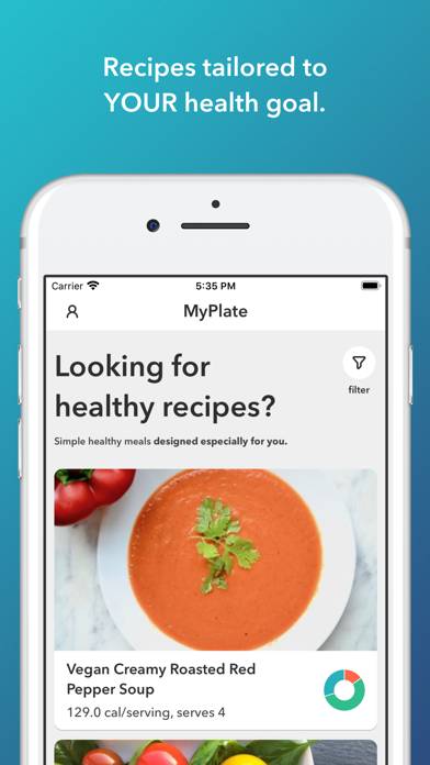 MyPlate Calorie Counter App-Screenshot #3