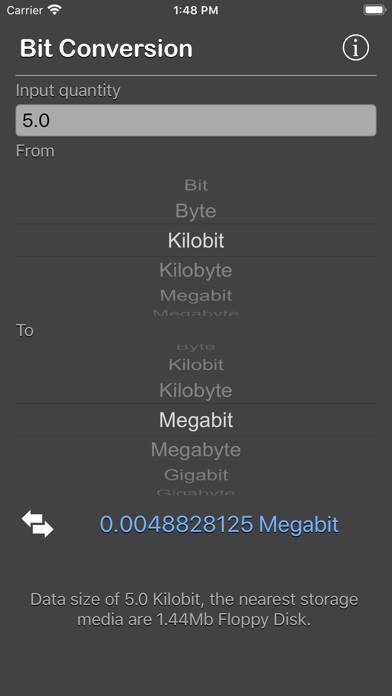 Bit Converter Plus Captura de pantalla de la aplicación #4
