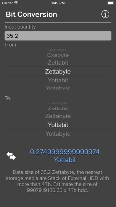 Bit Converter Plus Captura de pantalla de la aplicación #5