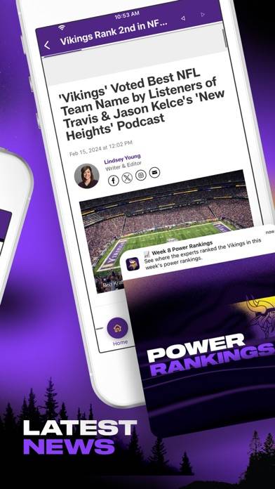 Minnesota Vikings App screenshot