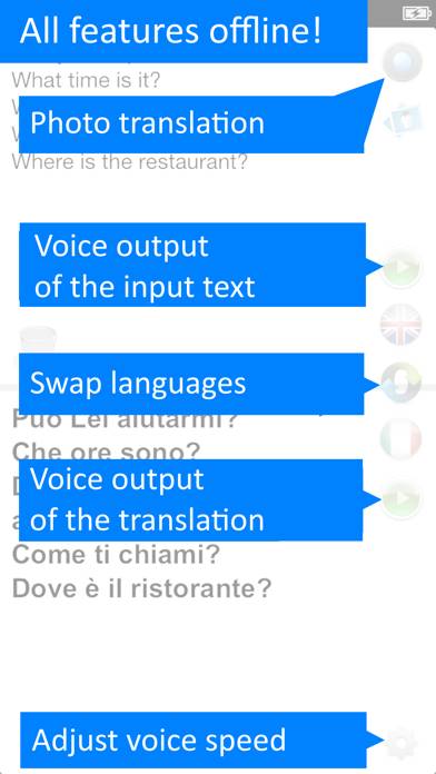 Translate Offline: Italian Pro App screenshot #1