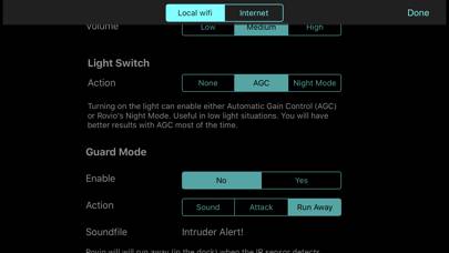 Rovio Control App screenshot #3