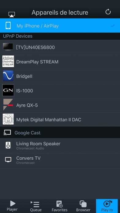 Mconnect Player Capture d'écran de l'application #1