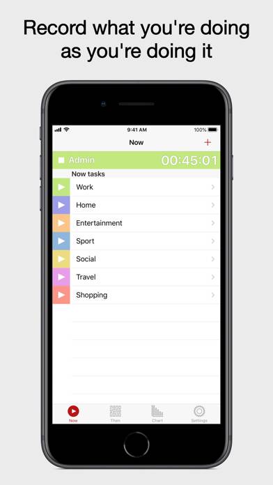 Now Then Time Tracking Pro Captura de pantalla de la aplicación #3