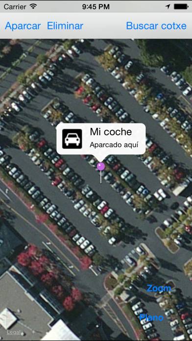 Dónde está mi coche captura de pantalla
