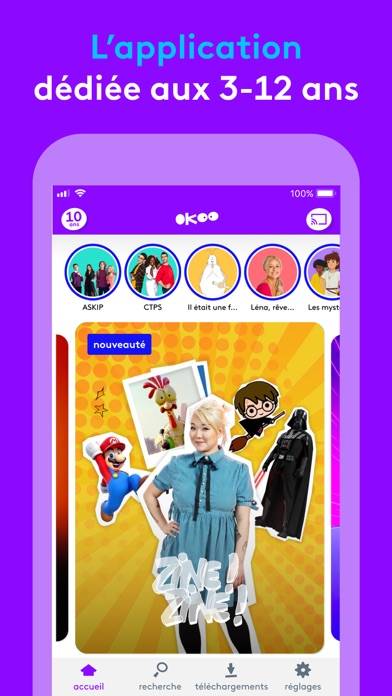 Okoo dessins animés et vidéos Capture d'écran de l'application #1