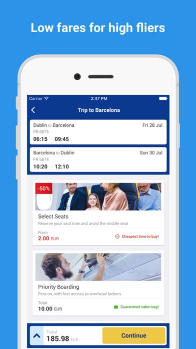 Ryanair App-Screenshot #3