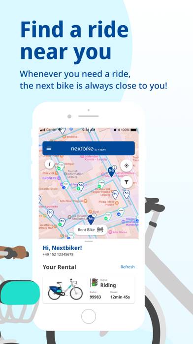Nextbike by TIER Captura de pantalla de la aplicación #2