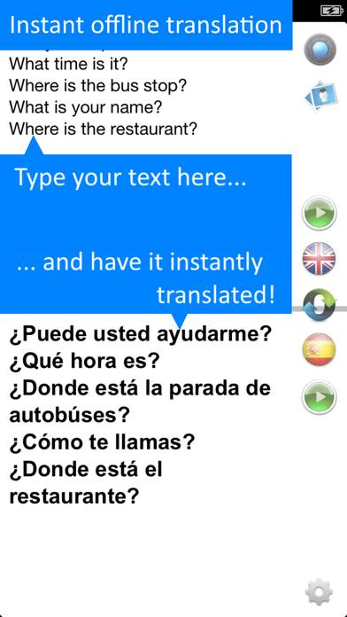 Offline Translator Spanish Pro App screenshot #2