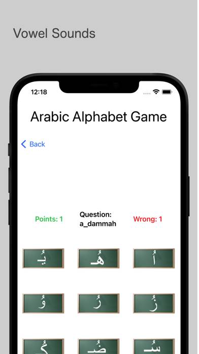 Arabic Alphabet Game Captura de pantalla de la aplicación #3