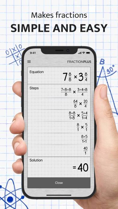 Fraction Calculator PRO #1 Captura de pantalla de la aplicación #2