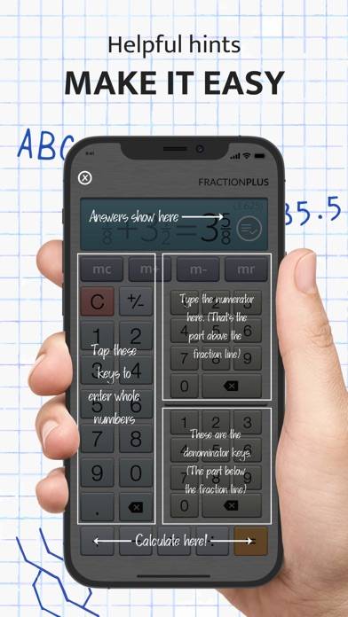 Fraction Calculator PRO #1 App screenshot #4