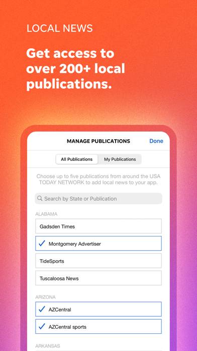 USA TODAY: US & Breaking News App screenshot