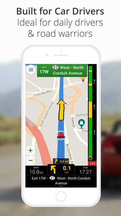 CoPilot GPS Navigation App skärmdump #1