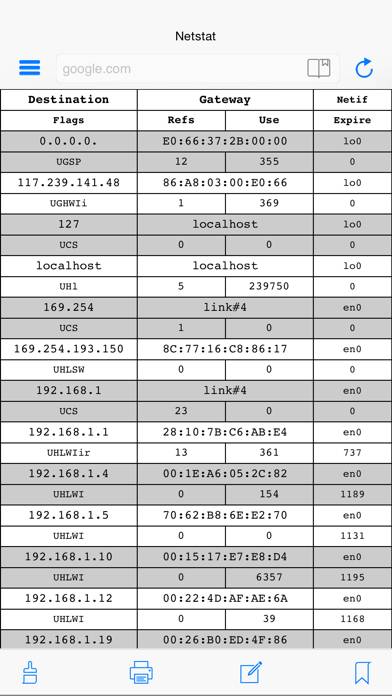 INet Tools Pro Schermata dell'app