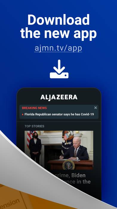 Al Jazeera English Captura de pantalla de la aplicación #2