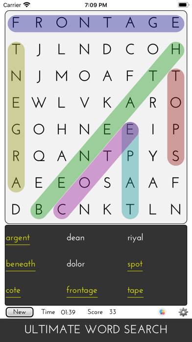 Ultimate Word Search Schermata dell'app #1