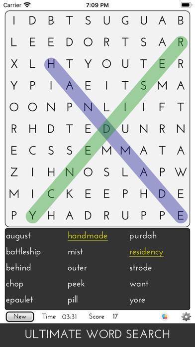 Ultimate Word Search Schermata dell'app #2