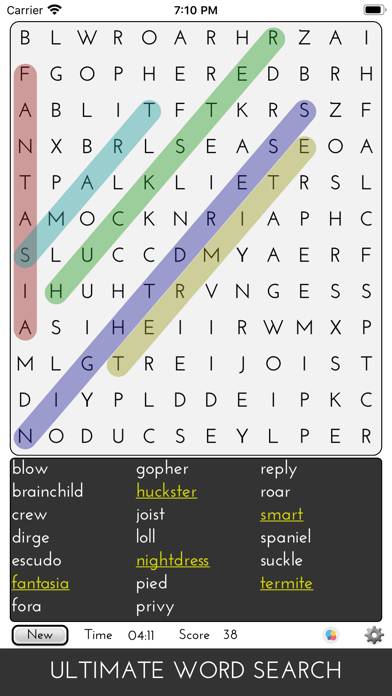 Ultimate Word Search Schermata dell'app #3