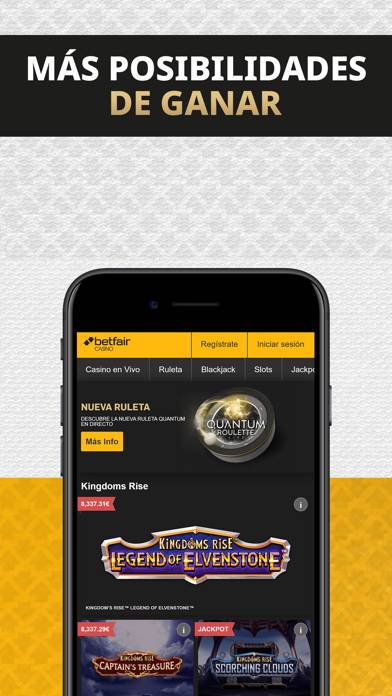 Betfair Casino: Ruleta, Slots… Captura de pantalla de la aplicación #2