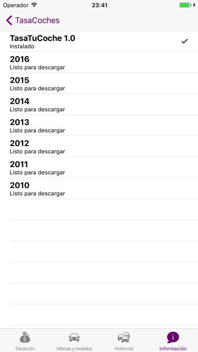 TasaCoches Captura de pantalla de la aplicación #5