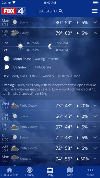FOX 4 Dallas-FTW: Weather App screenshot #2