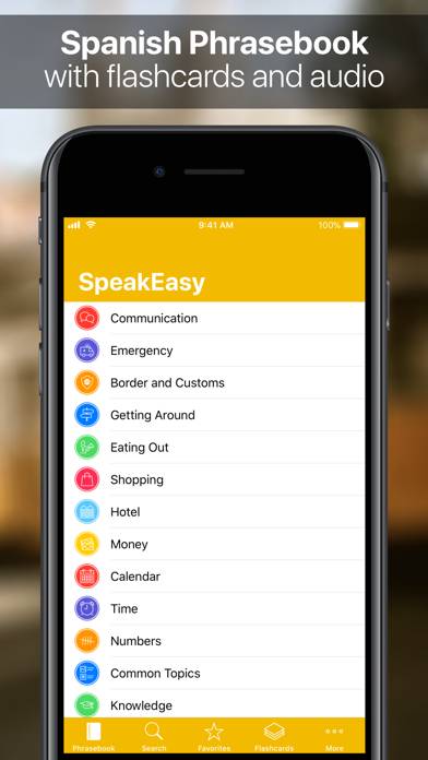 SpeakEasy Spanish Captura de pantalla de la aplicación #1