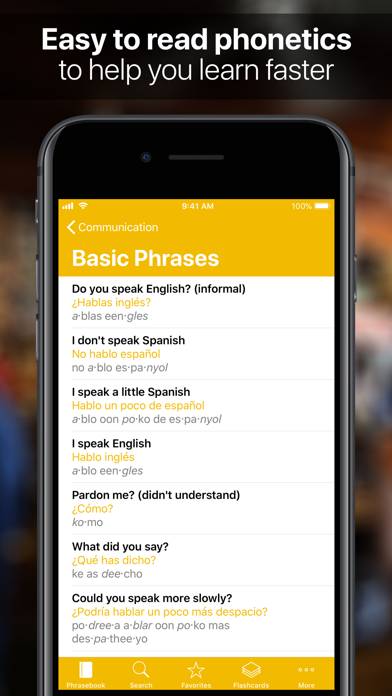 SpeakEasy Spanish Captura de pantalla de la aplicación #2