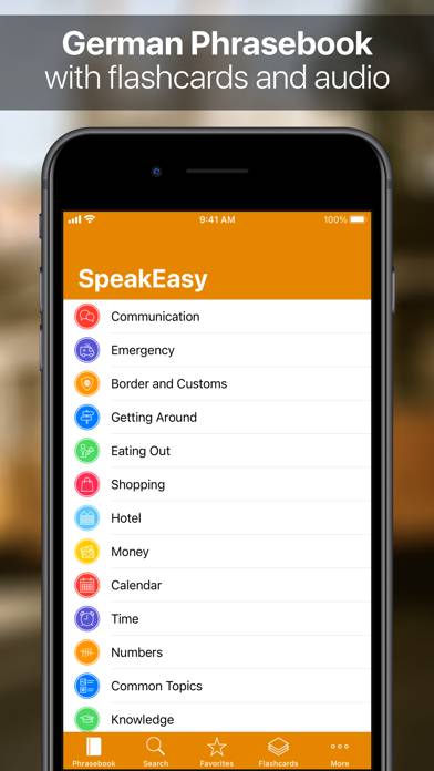 SpeakEasy German Pro App screenshot #1