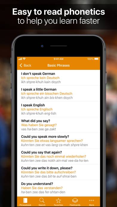 SpeakEasy German Pro App screenshot #2