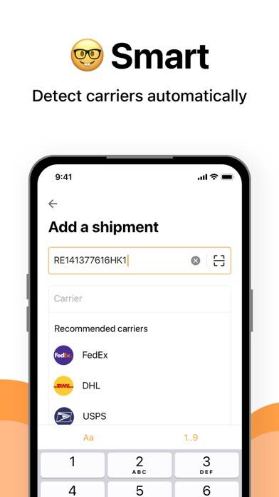 AfterShip Package Tracker Schermata dell'app #4
