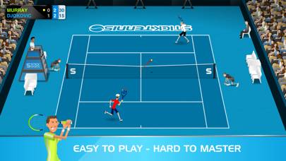 Stick Tennis captura de pantalla