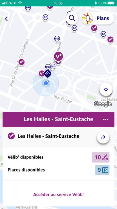 Bonjour RATP App skärmdump #5