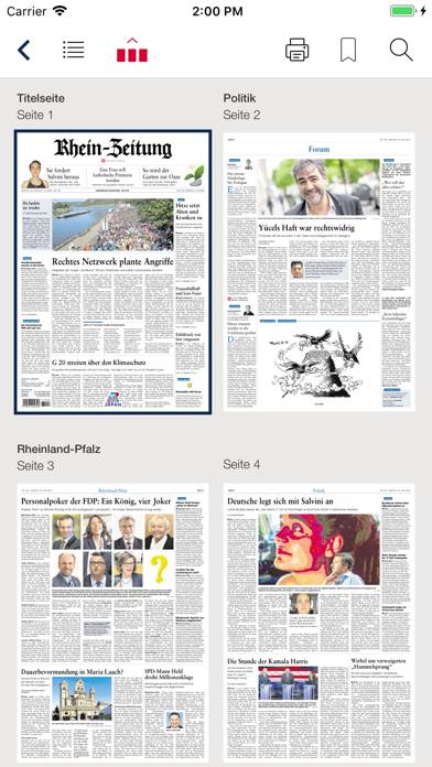 RZ E-Paper App-Screenshot