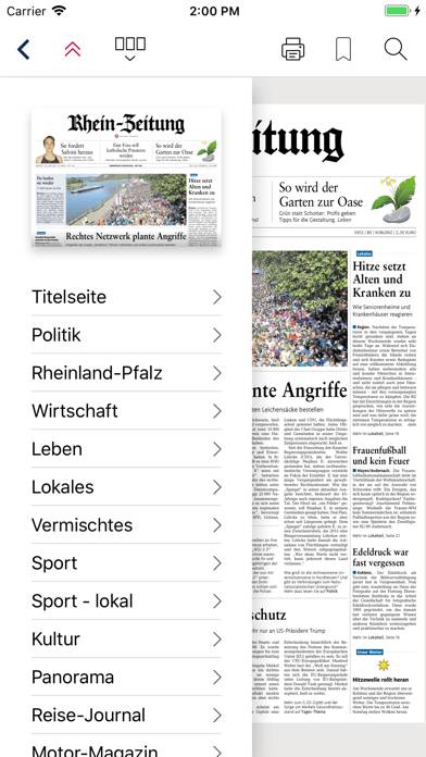 RZ E-Paper App-Screenshot