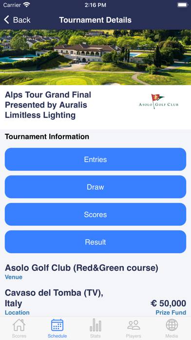 Alps Tour Golf Capture d'écran de l'application #3