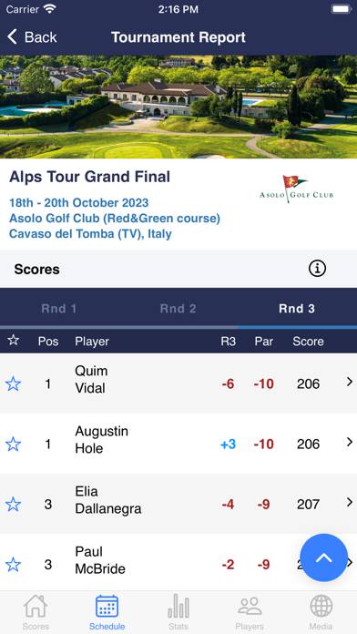 Alps Tour Golf App screenshot #4