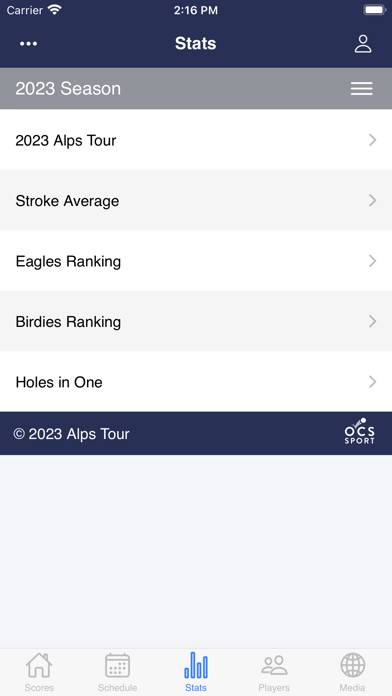 Alps Tour Golf Capture d'écran de l'application #5