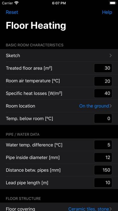 Floor Heating App screenshot #1