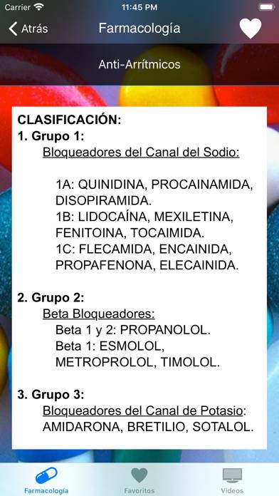 Farmacología Clínica Schermata dell'app #3