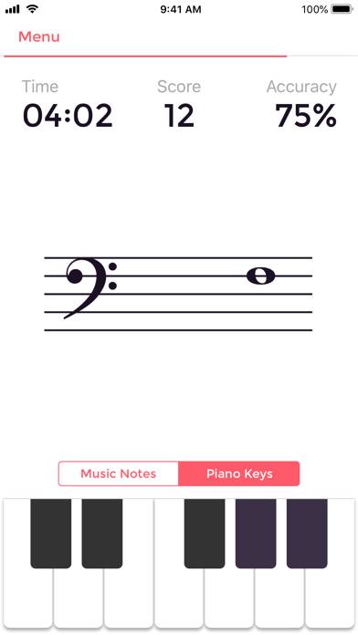 Music Tutor Plus Captura de pantalla de la aplicación #3