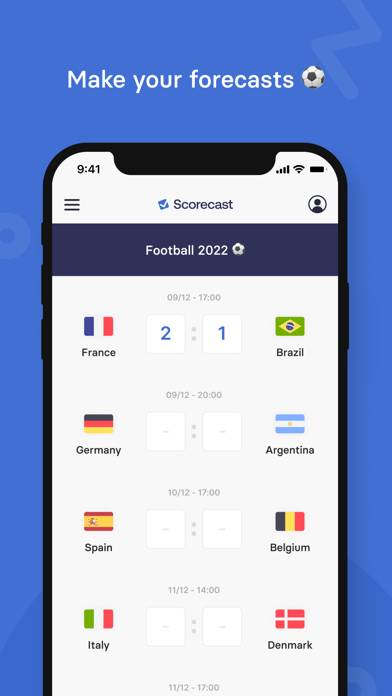 Scorecast | Sport Forecasting App screenshot #1